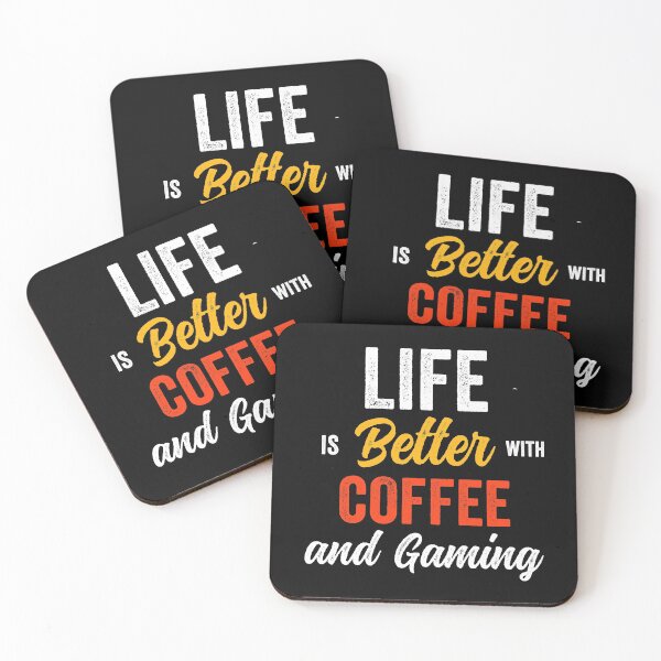Item preview, Life is Better with Coffee and Gaming designed and sold by Luvjesus2.
