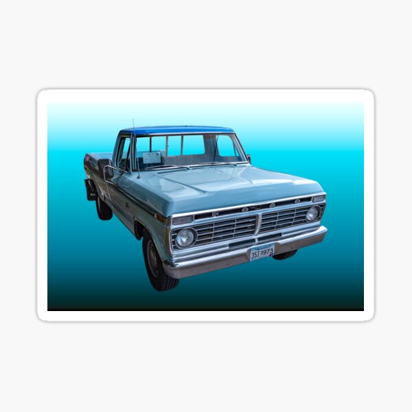 1973 Ford F100 Pickup Sticker