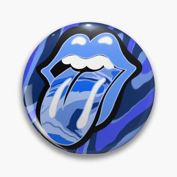 Item preview, Saint Mary's College blue marbled lips sticker designed and sold by peeeyyyton.