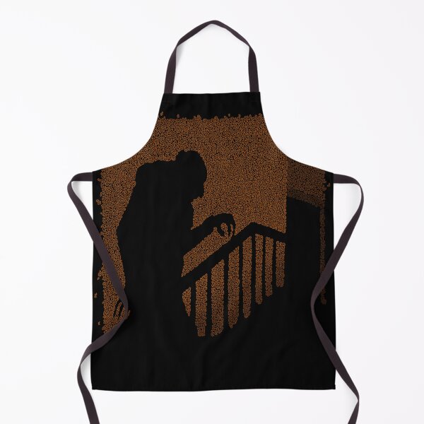 Item preview, Nosferatu poster by Friedrich Wilhelm Murnau made up of small curved shapes designed and sold by AmoebaLine.