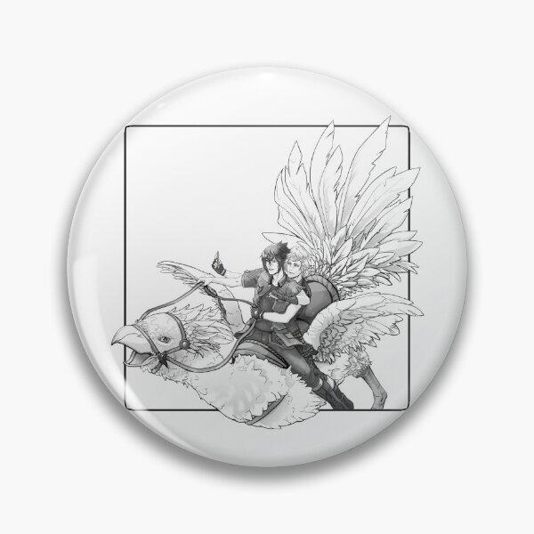 Item preview, Black and white chocobo designed and sold by thwippersnapple.