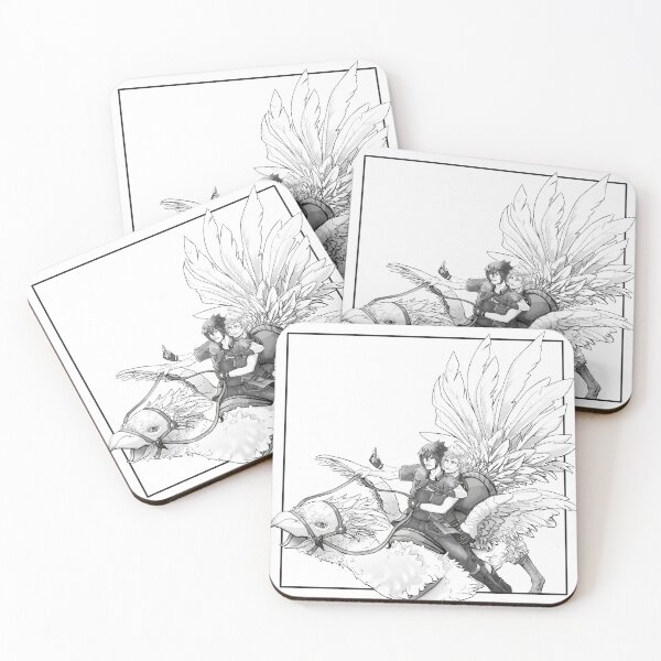 Item preview, Black and white chocobo designed and sold by thwippersnapple.