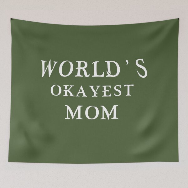 Item preview, WORLD'S OKAYEST MOM designed and sold by hichametta.