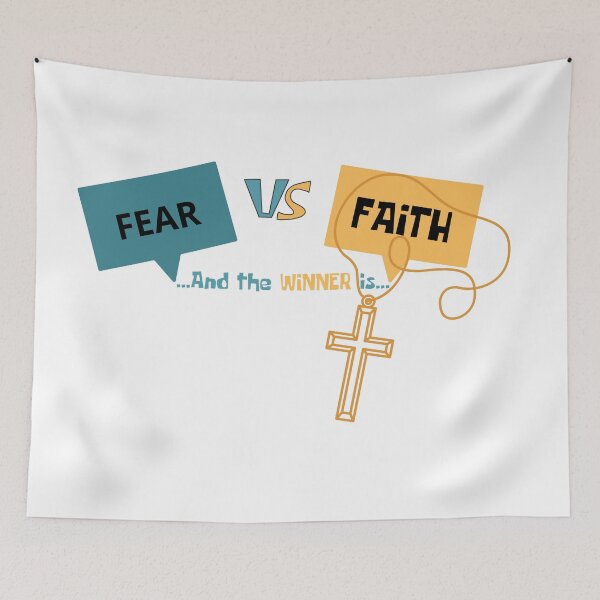 Item preview, FEAR vs FAITH designed and sold by Nancyanna.
