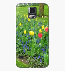 Tanz der Blumen - Keukenhof-Gärten Hülle & Klebefolie für Samsung Galaxy