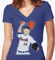 Noah "Thor" Syndergaard Women's Fitted V-Neck T-Shirt