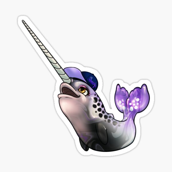 Ace Pride Narwhal Sticker