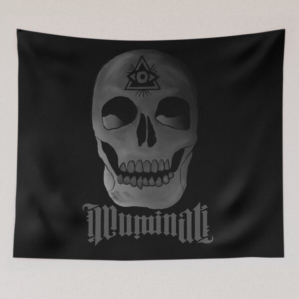Item preview, illuminati skull designed and sold by ArtisanAaron.