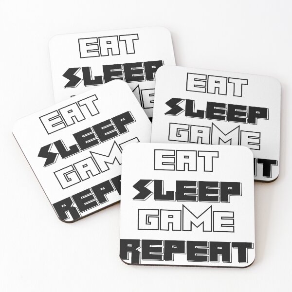 Item preview, EAT.SLEEP.GAME.REPEAT designed and sold by Nadheesh.