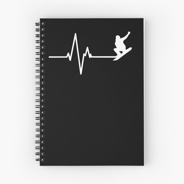Artikelvorschau, Snowboarder Heartbeat Snowboard Leben WintersportGeschenk entworfen und verkauft von MakeGoodChoices.