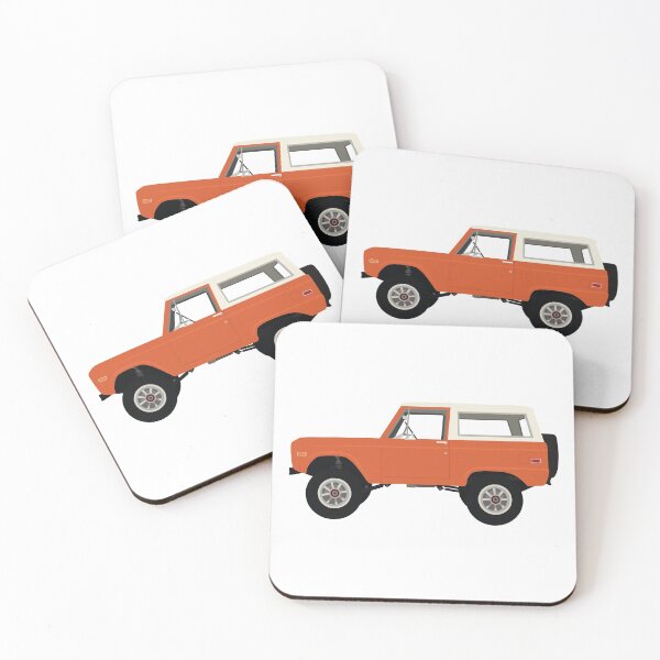 Item preview, Dark Orange Ford Bronco designed and sold by elmma design.