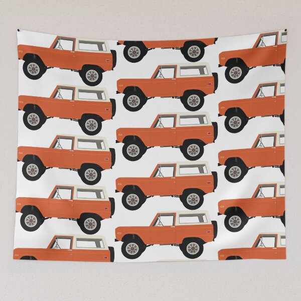 Item preview, Dark Orange Ford Bronco designed and sold by elmma design.