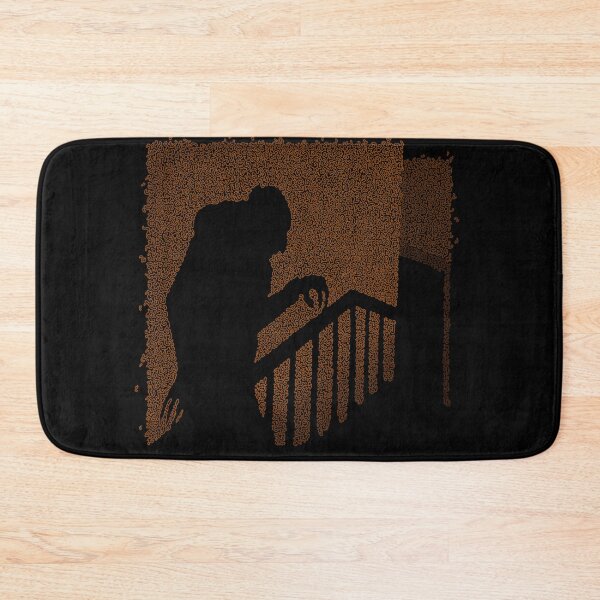 Item preview, Nosferatu poster by Friedrich Wilhelm Murnau made up of small curved shapes designed and sold by AmoebaLine.