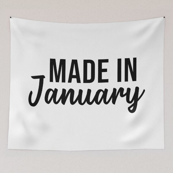 Item preview, Made In January designed and sold by quoteedesigns.