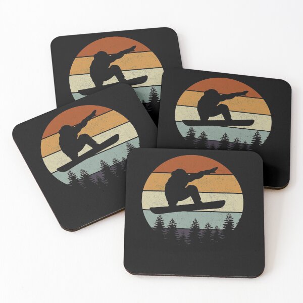 Item preview, Snowboard Winter Sunset Snowboarding Jump Free Gift designed and sold by MakeGoodChoices.