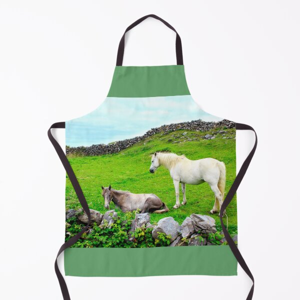 Item preview, Two horses in Aran island, Ireland designed and sold by Rrrainbow.
