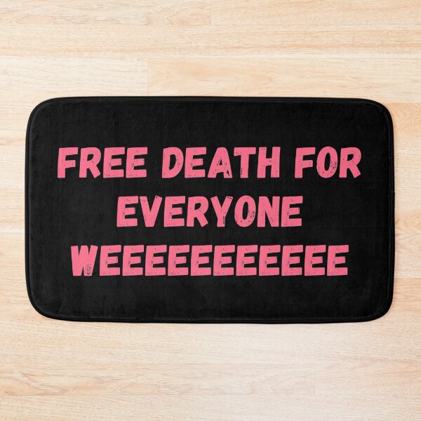 Item preview, Technoblade quotes, free death for everyone designed and sold by ds-4.