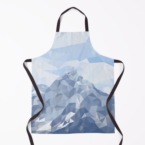 Item preview, Circular Low Poly Mountain Landscape designed and sold by NatureImprimer.