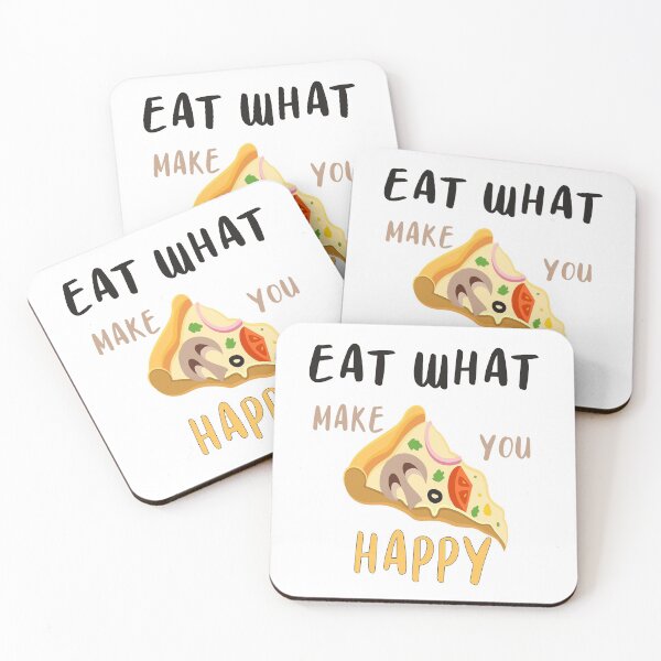 Item preview, EAT WHAT MAKES YOU HAPPY designed and sold by jamwind.