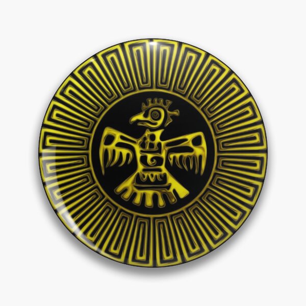 Item preview, Aztec Golden Eagle Sun designed and sold by kernowerno.