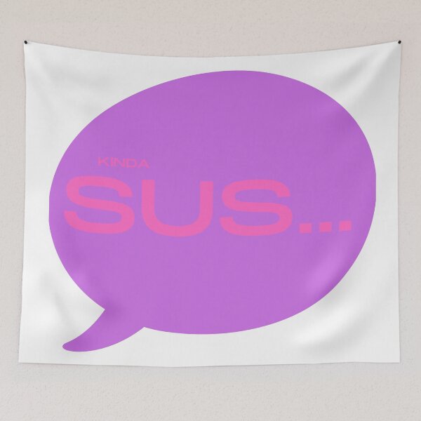 Item preview, Kinda Sus... (Purple) designed and sold by MonarchMerch.