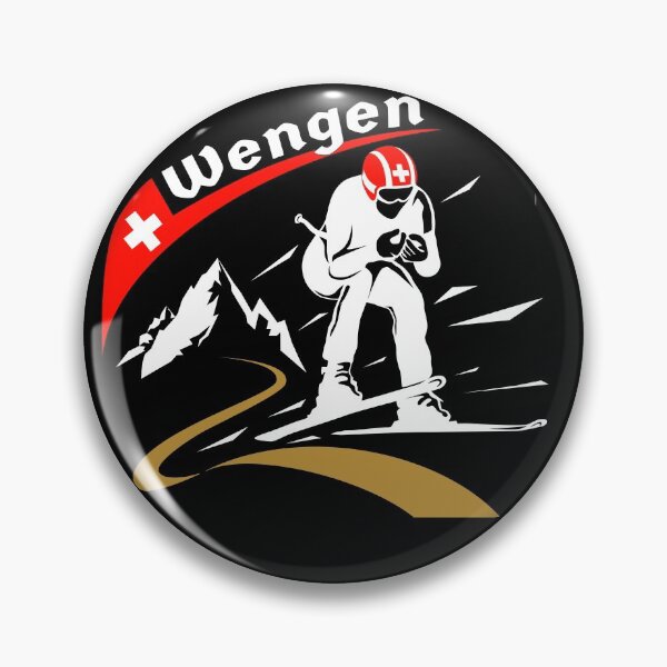 Item preview, Skiing | Downhill Skier | Wengen | Ski designed and sold by Pentimore.