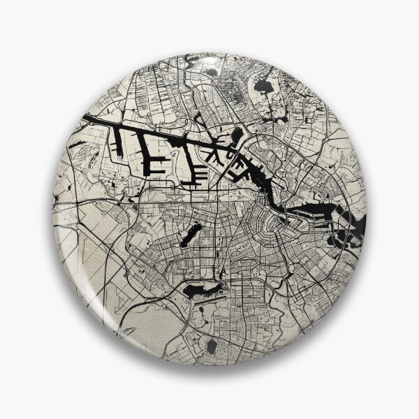 Item preview, Amsterdam Netherlands Vintage Street Map designed and sold by RossWilson12.