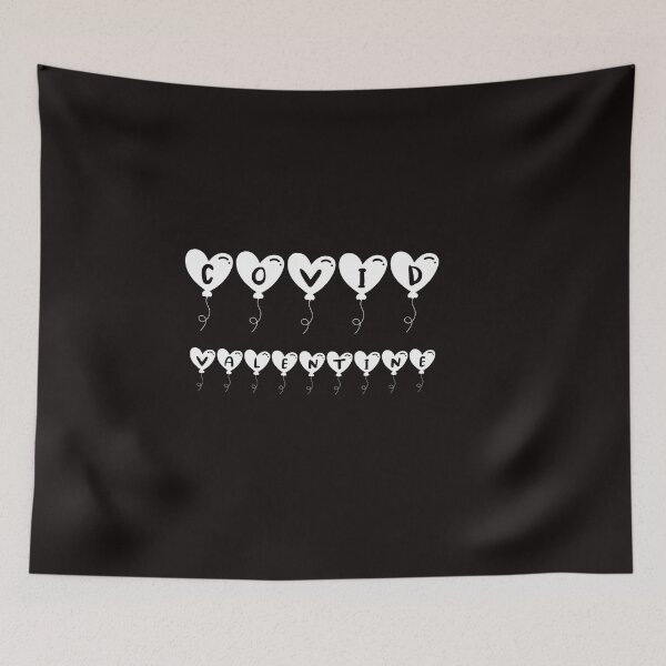 Item preview, Covid Valentine Black designed and sold by DamaliePierre.