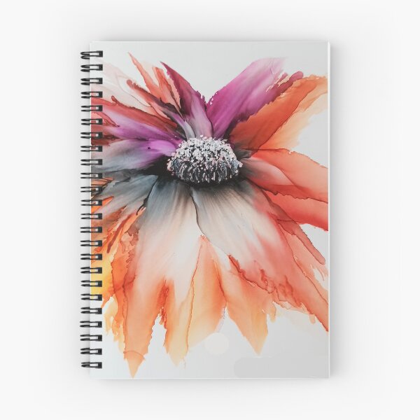 Item preview, Flower orange pink yellow KleurRijk Els Delacourt designed and sold by KleurRijk.