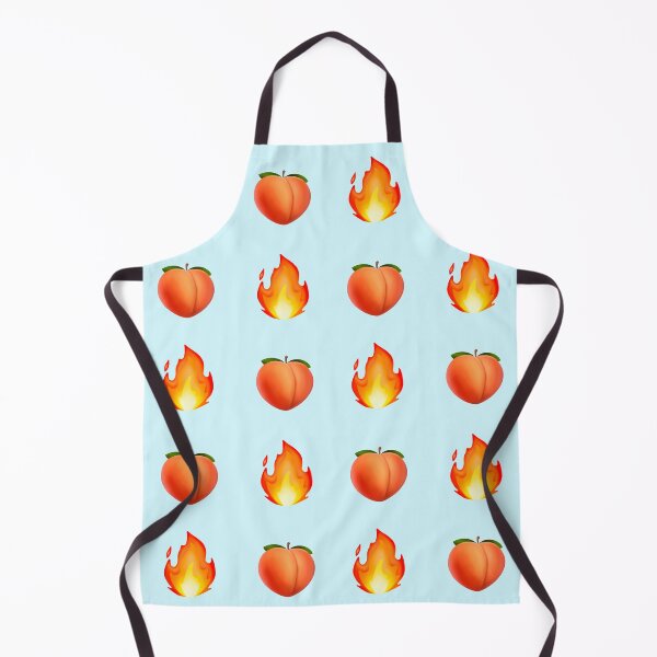 Item preview, Fire and Peach Emoji combo designed and sold by PinkShinyArt.