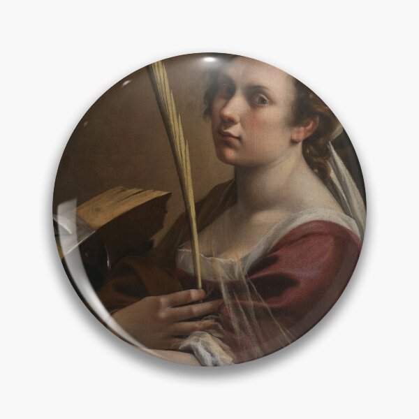 Item preview, Artemisia Gentileschi Self Portrait as Saint Catherine of Alexandria designed and sold by emidye20.