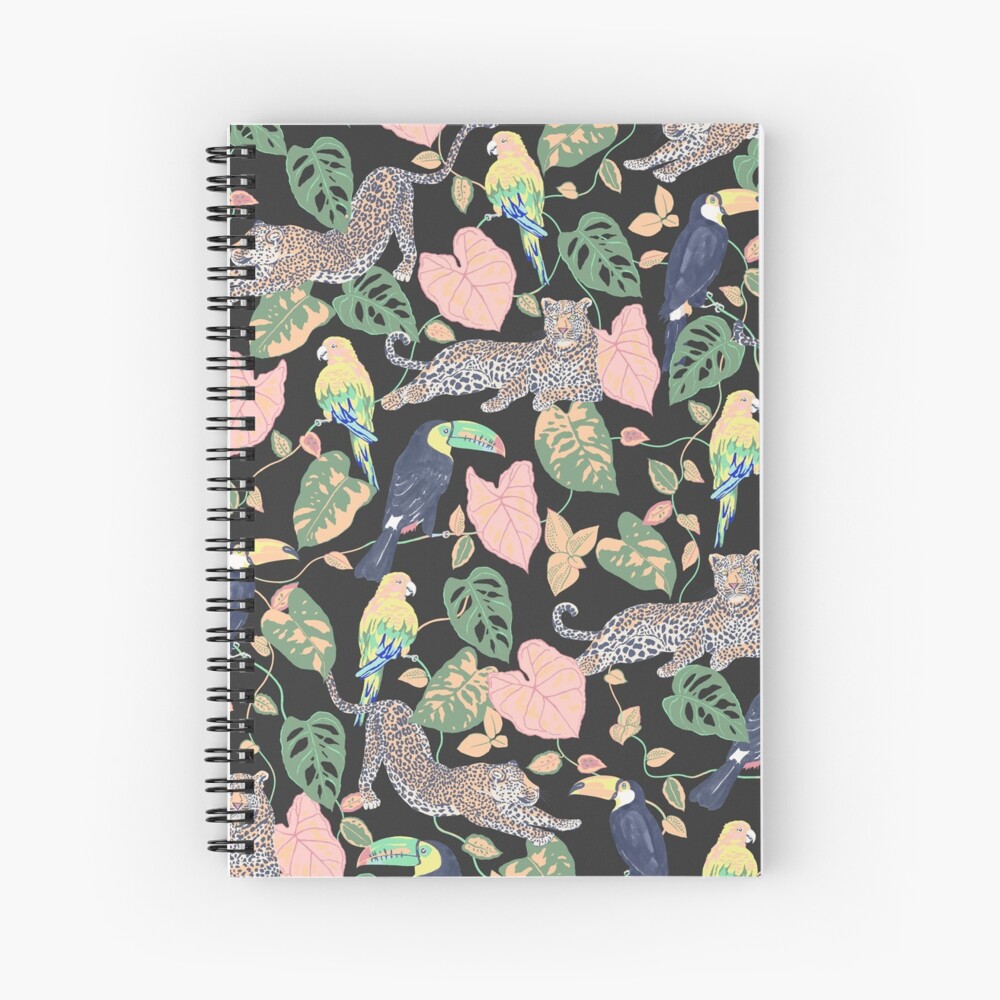 Sunset Jungle Spiral Notebook