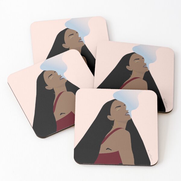 Aperçu de l'œuvre Rihanna smoke illustration créée et vendue par odhara.