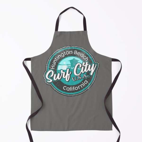 Item preview, Surf City Beach Colors Round worn, distressed, aqua grey designed and sold by James Allender.