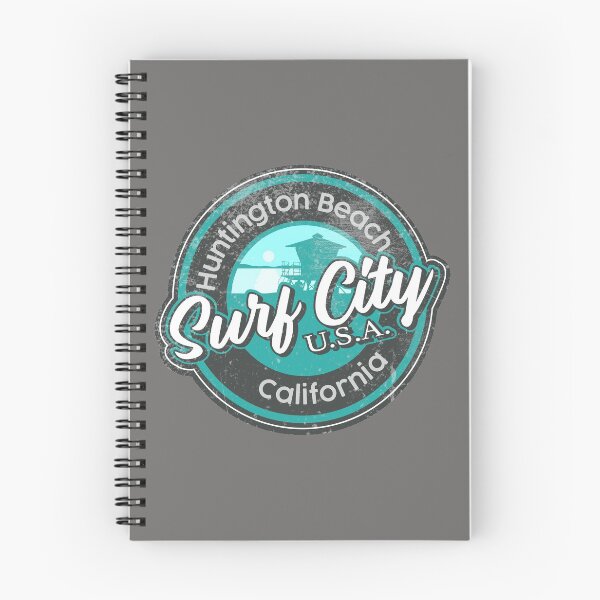 Item preview, Surf City Beach Colors Round worn, distressed, aqua grey designed and sold by James Allender.
