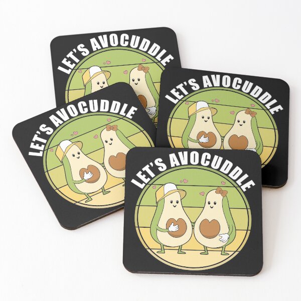 Item preview, Let’s Avocuddle - Vegan Valentine's Day designed and sold by Giacob.