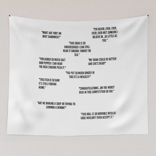 Item preview, Ramsay Quotes From Kitchen Shows designed and sold by RareLoot19.