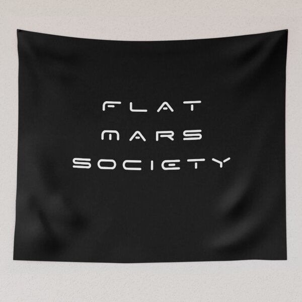 Item preview, FLAT MARS SOCIETY - Funny Space Gifts designed and sold by yeknow.