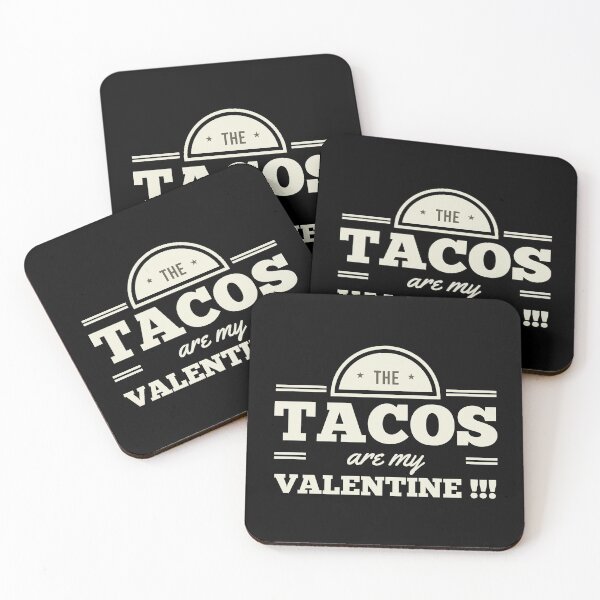 Item preview, Tacos are my valentine designed and sold by GraphicBit.