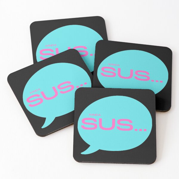 Item preview, Kinda Sus... (Teal) designed and sold by MonarchMerch.