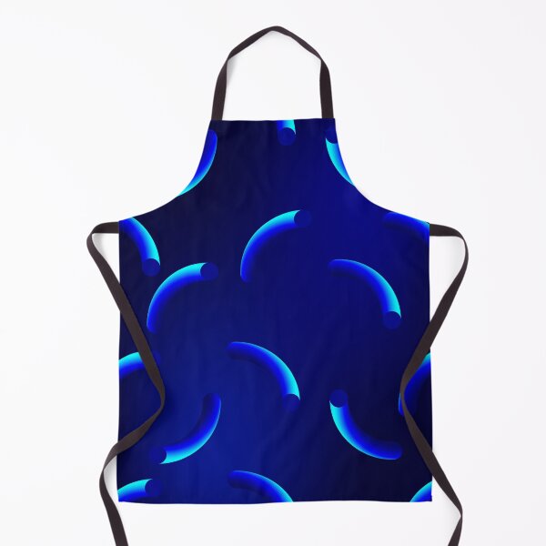 Item preview, Funky, blue curly swirling abstract pattern designed and sold by yougalore.