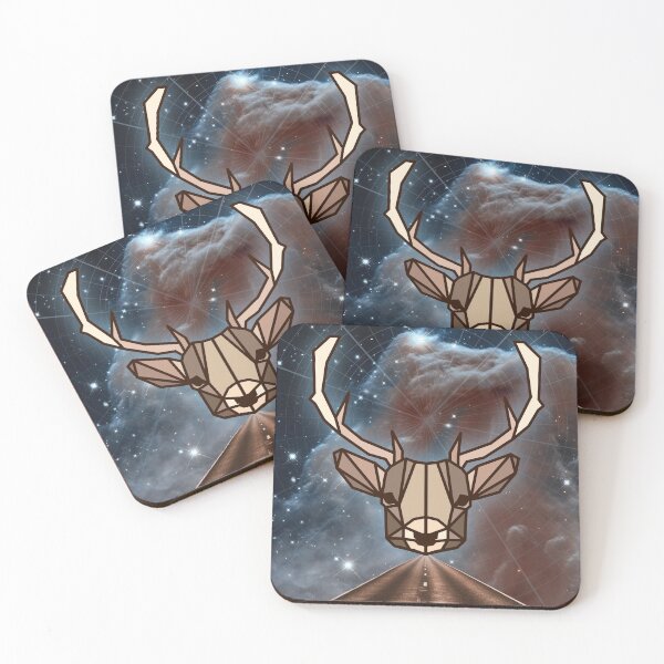 Item preview, Celestial Deer – Collage of Pictures, Low Poly Illustration, Vectors and Music designed and sold by OfficiallyB.
