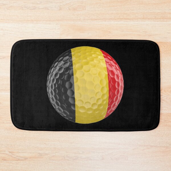 Item preview, Belgium Flag Golf Ball designed and sold by Mxdesign888.