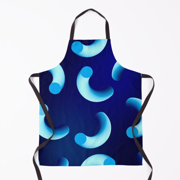 Item preview, Funky, blue curly swirling abstract pattern designed and sold by yougalore.