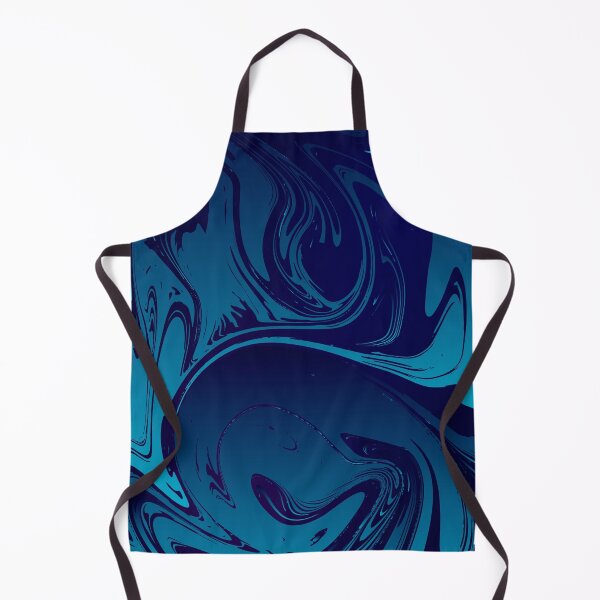 Item preview, Funky, blue swirling abstract pattern designed and sold by yougalore.