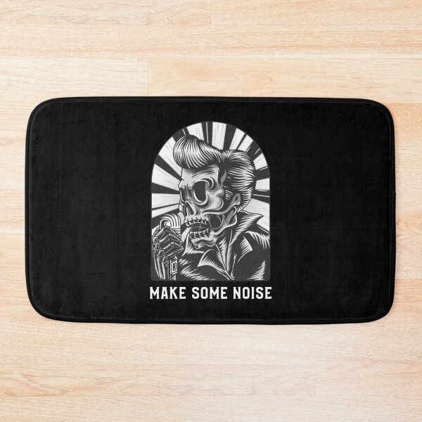 Item preview, Make Some Noise - Rocker Skeleton designed and sold by ManiaTeec.