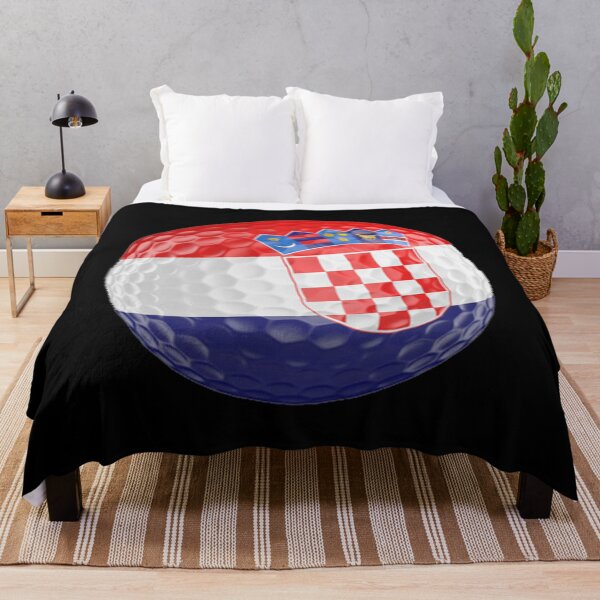 Item preview, Croatia Flag Golf Ball designed and sold by Mxdesign888.