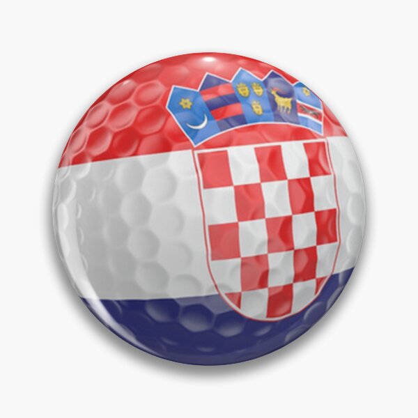 Item preview, Croatia Flag Golf Ball designed and sold by Mxdesign888.