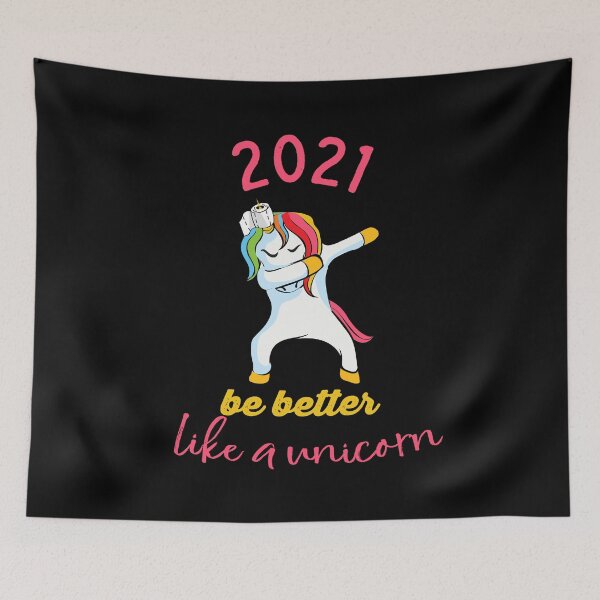 Item preview, 2021 be better like a unicorn designed and sold by noahs-shop.
