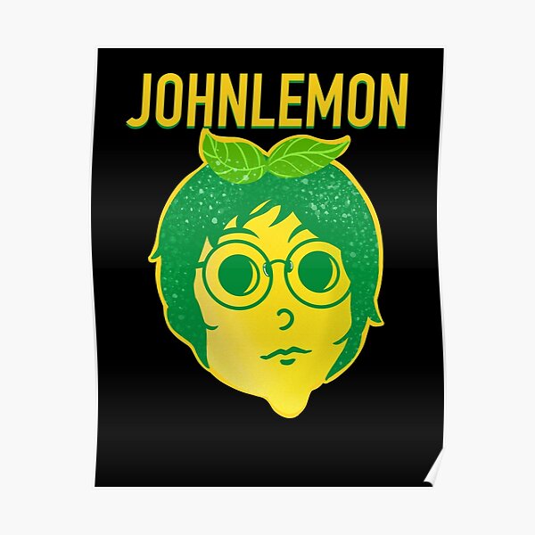 "John like a lemon" Poster for Sale by Artthree Redbubble